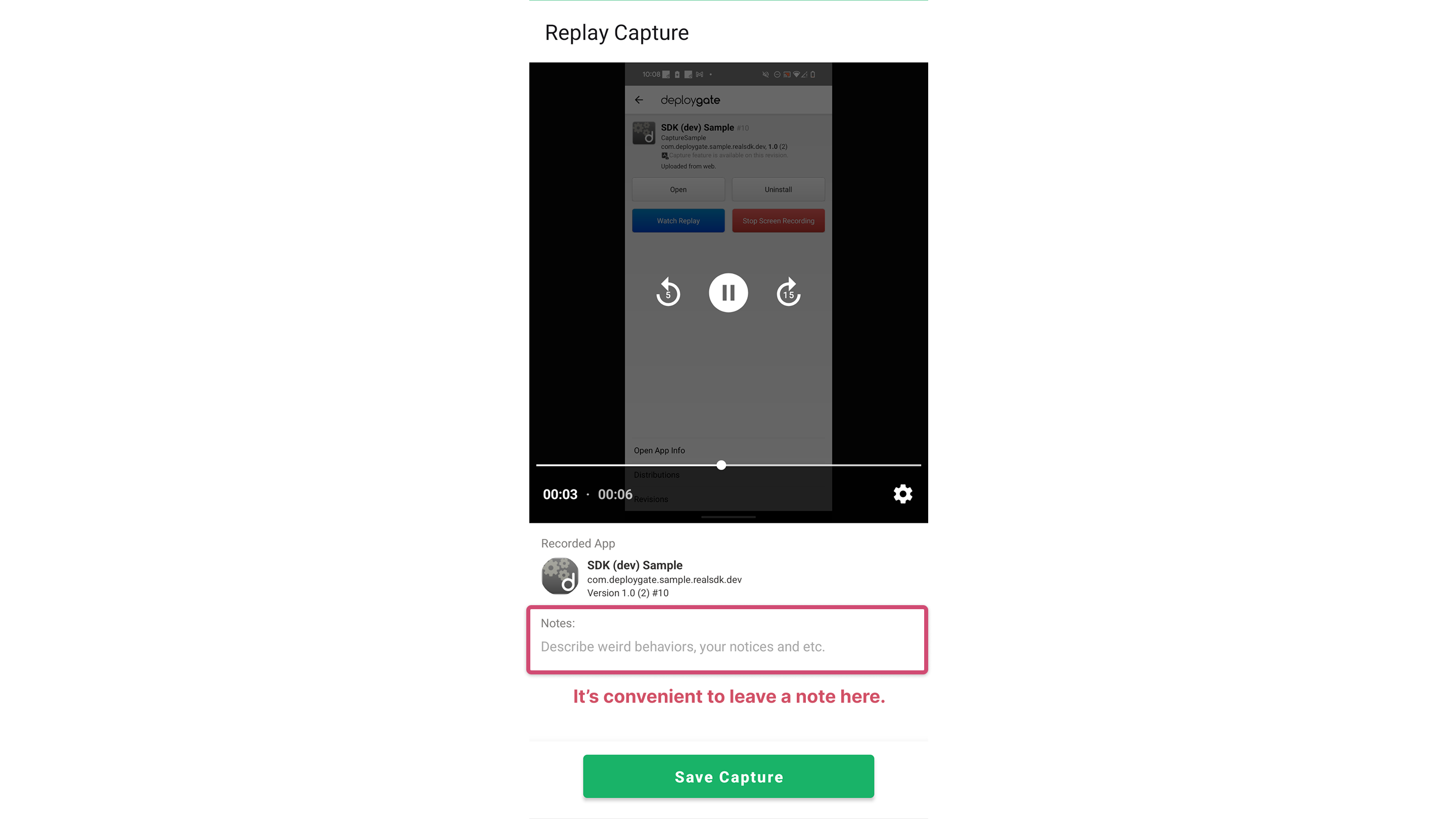 Appearance of Replay