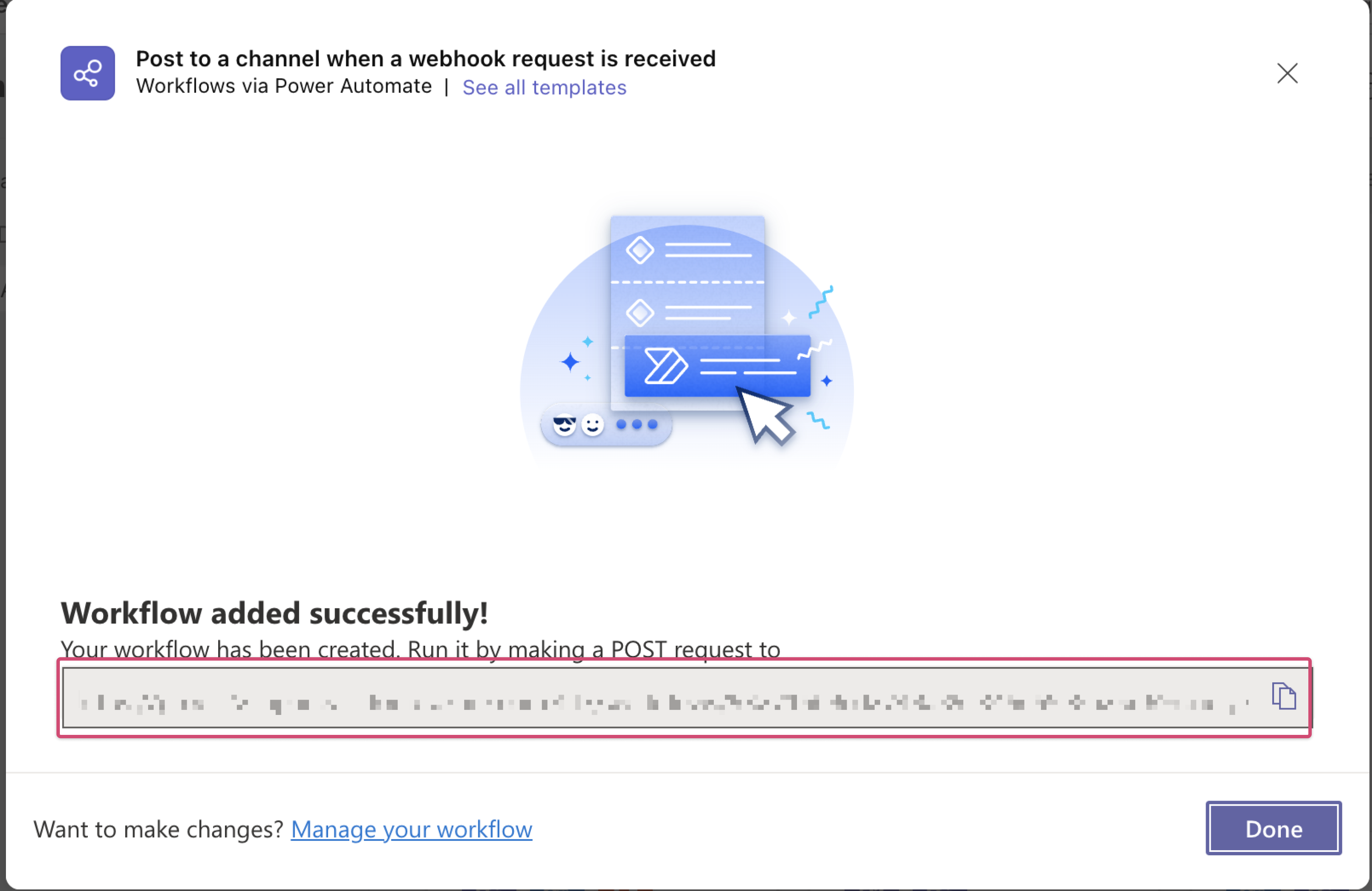Screenshot of Chat-notification