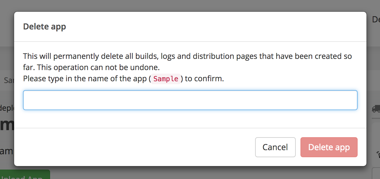 Screenshot of upload app 1