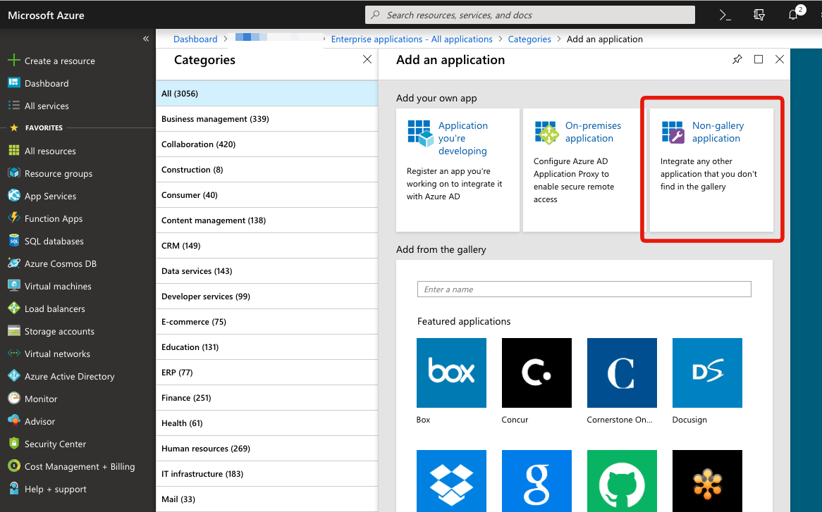 Screenshot of SAML Microsoft Entra ID
