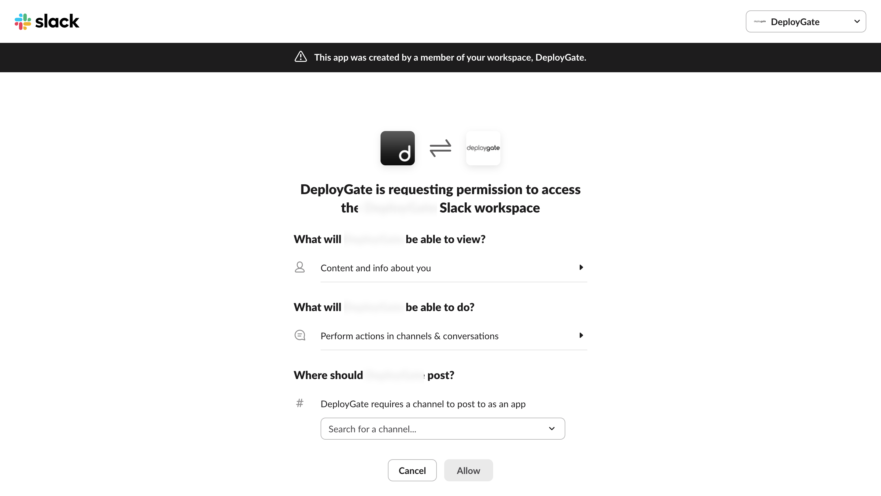 Screenshot of Chat-notification
