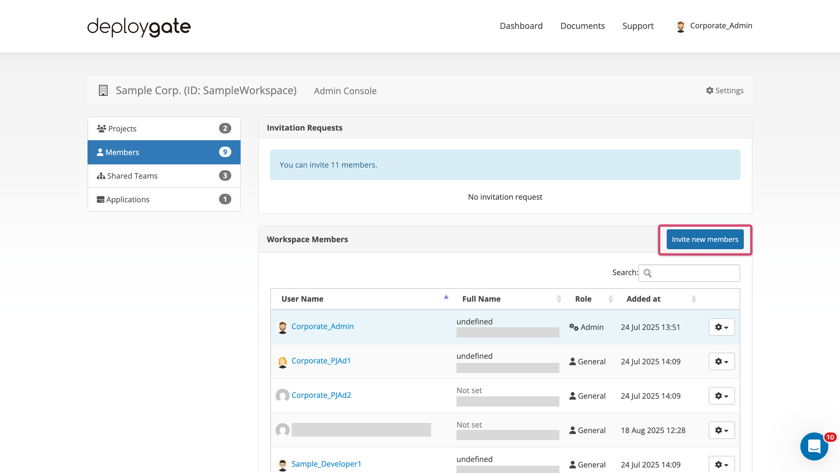 Screenshot of EP Login 