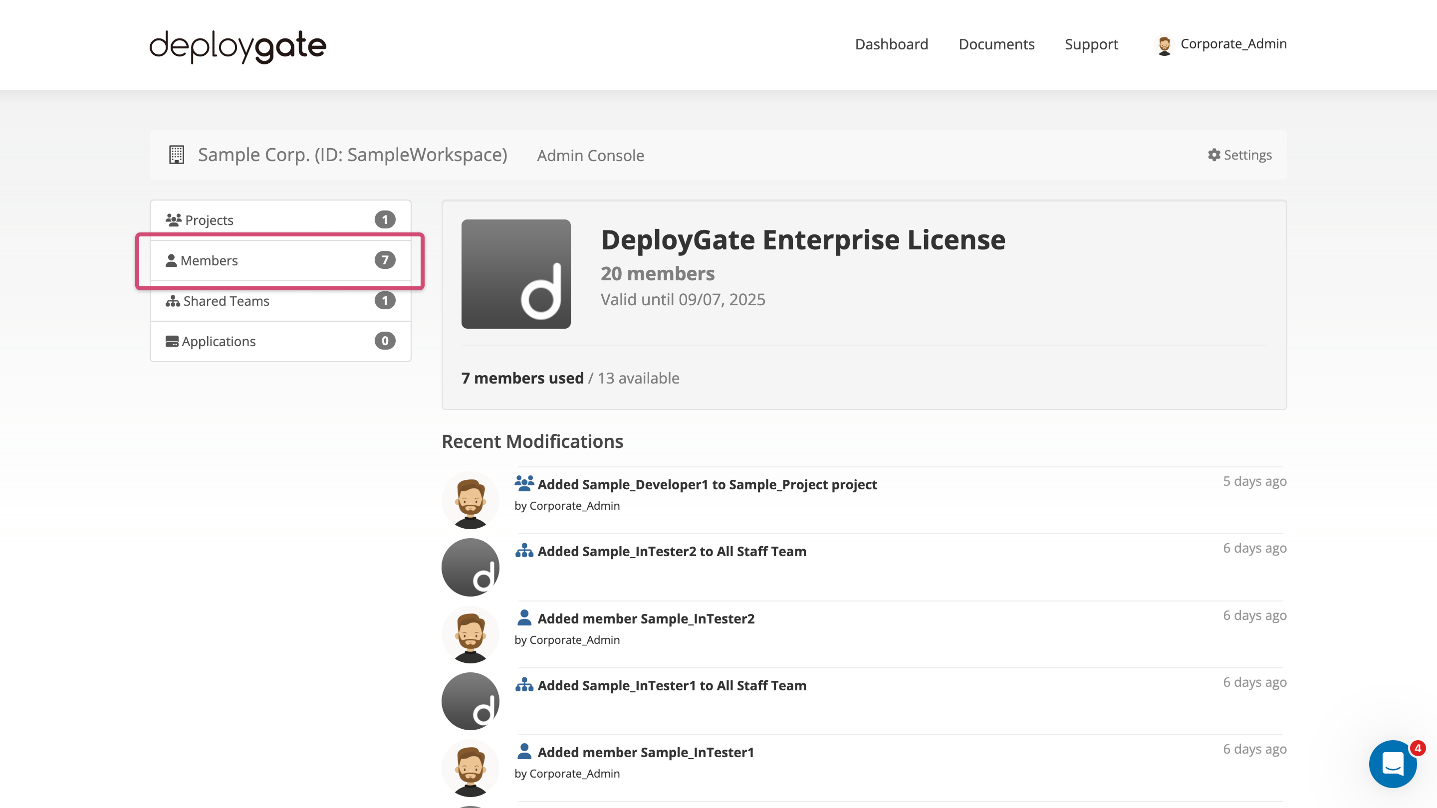 Screenshot of EP Login 
