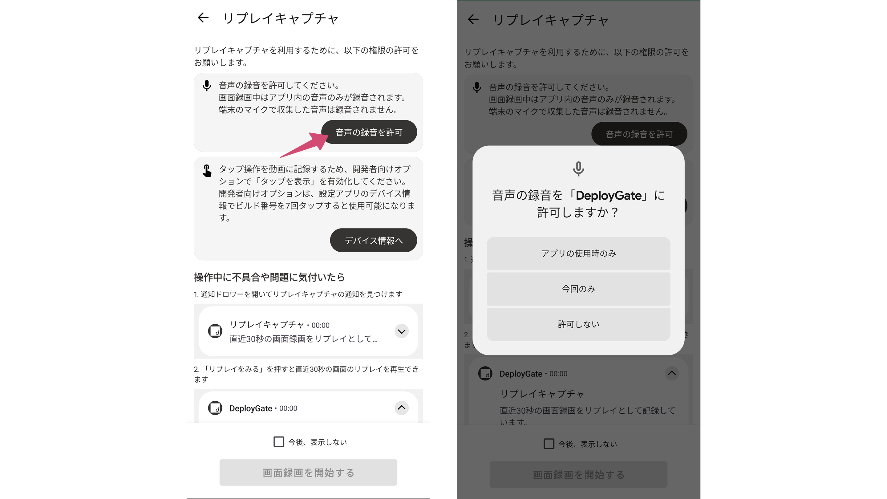 Image of Allow Record Audio