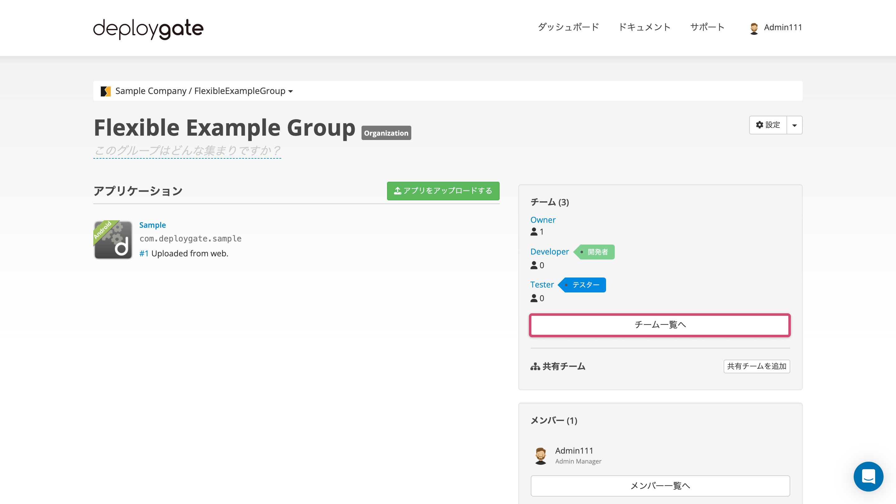 Screenshot of Project Details