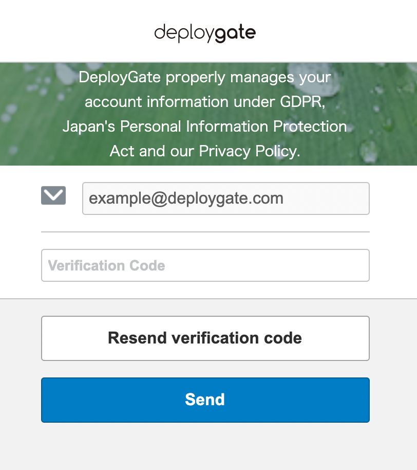 Screenshot of create account from ios 1