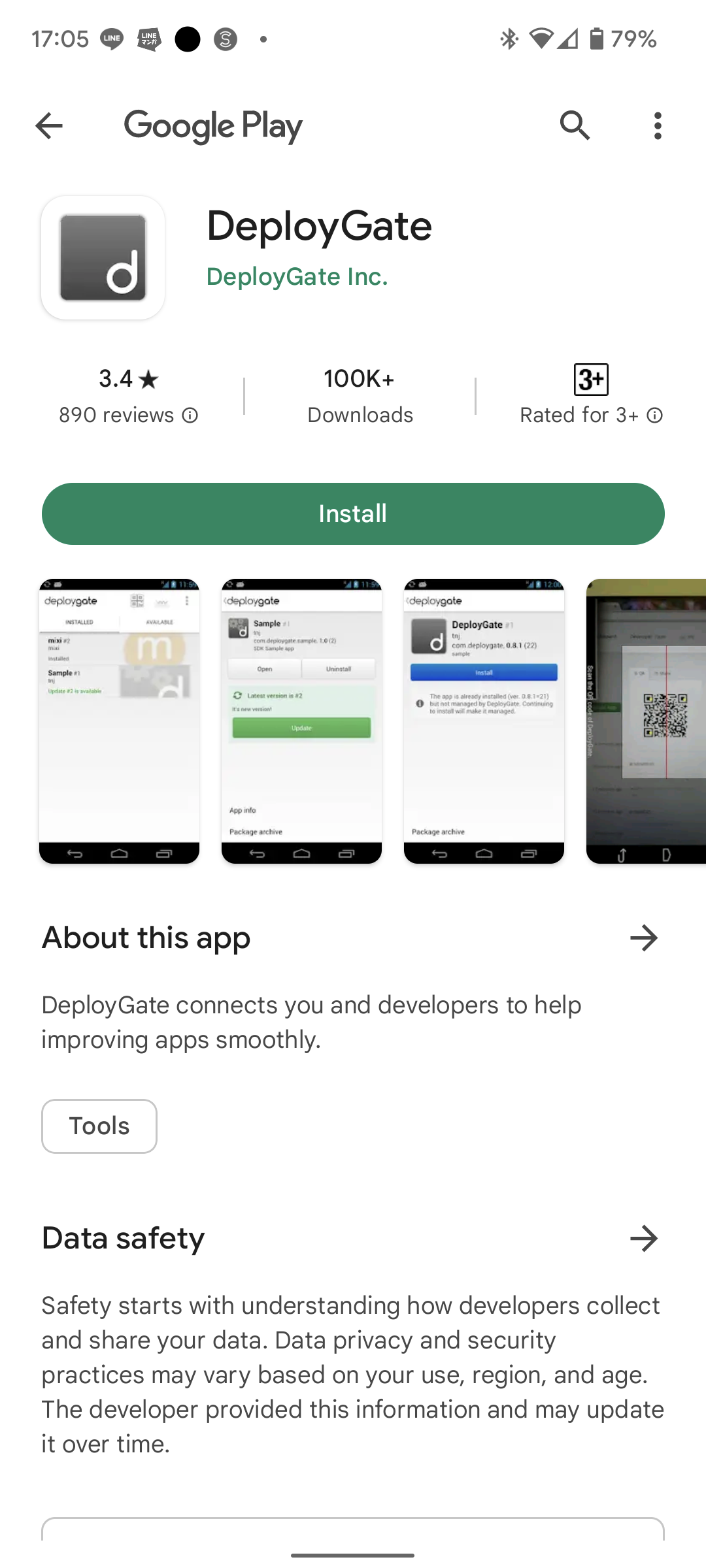 Screenshot of Gppgle play 