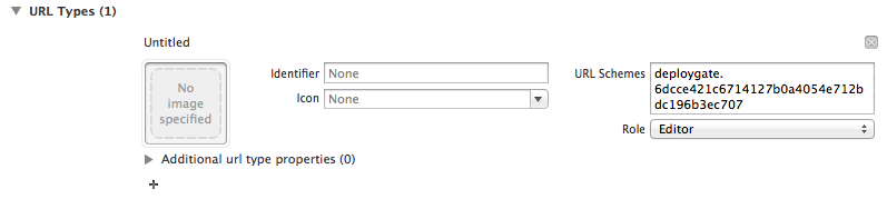 Screenshot of iOS user authentication