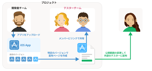 Chart of member and link distribution 